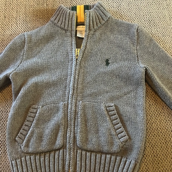 Toddler boy 124 sweater color grey - Picture 5 of 7